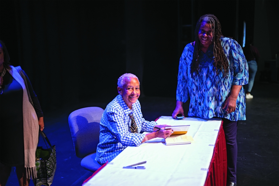 Nikki Giovanni with Karen Henry